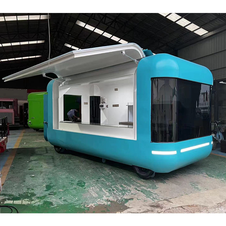35km-75km/h Speed CE Certified Airstream Food Trailer Customized for Seasoning Plant