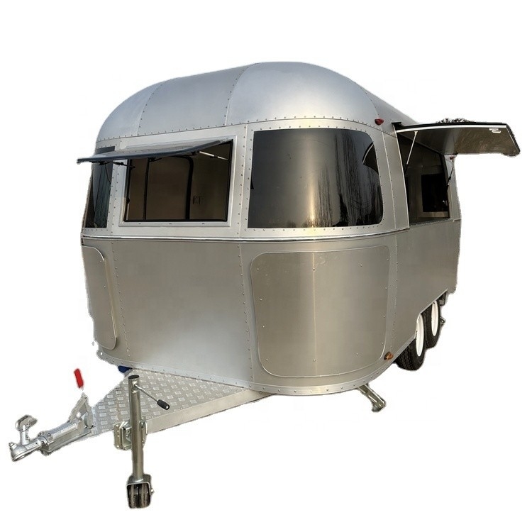 110V/220V Voltage Outdoor Kitchen Fast Food Truck Trailer with Cooking Equipment