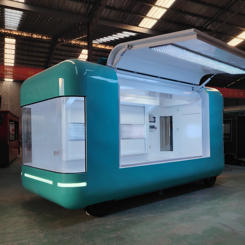 Multi-Functional Electric Mobile Shop Truck with Food and Snack Trailer Boutique Cart