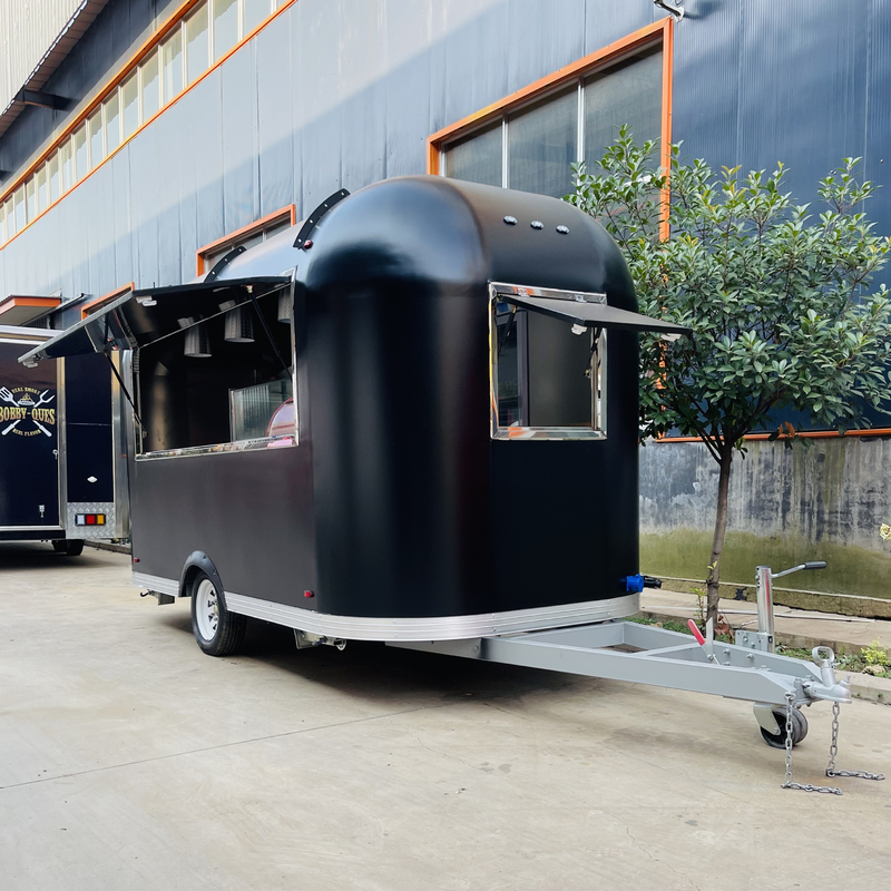 2023 Mobile Trailer for Snacks Fast Food Drinks Ice Cream Coffee Milk Tea and Durable