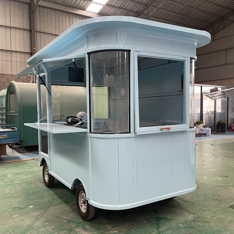 Machinery Function 85kms per hr Electric Mobile Snack Van for Fast Food and Beverages