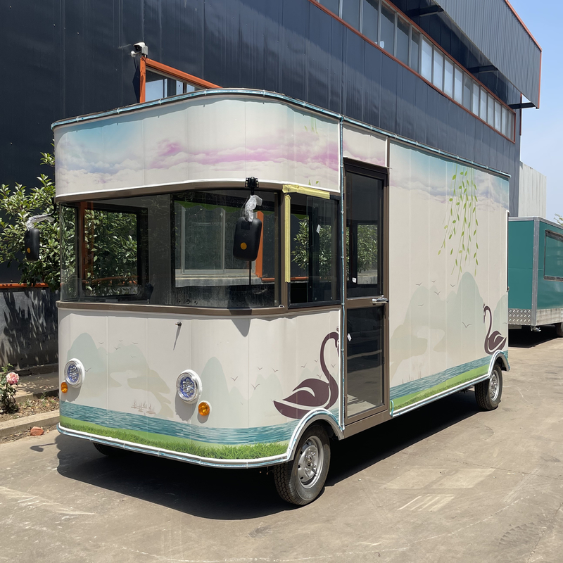 Electric Mobile Commodity Retail Flowers Plants Bonsai Shop Truck Trailer for Winery