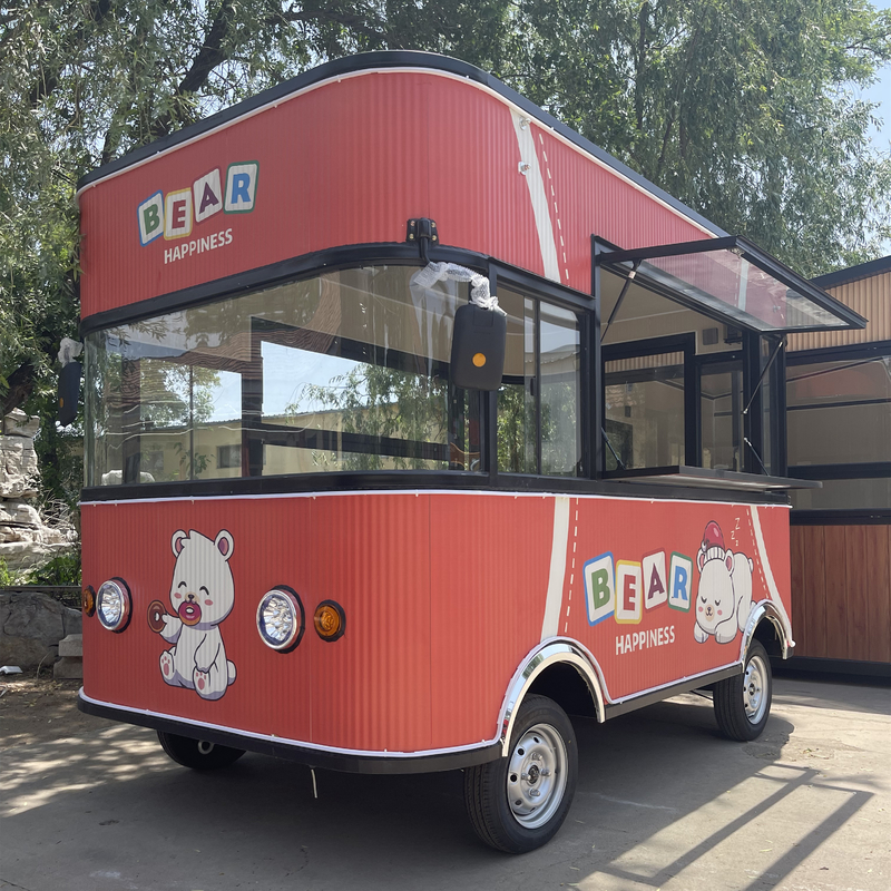 Manual Skills Mobile Fried Chicken Combo Cola Beverages Food Snack Truck Boutique Cart