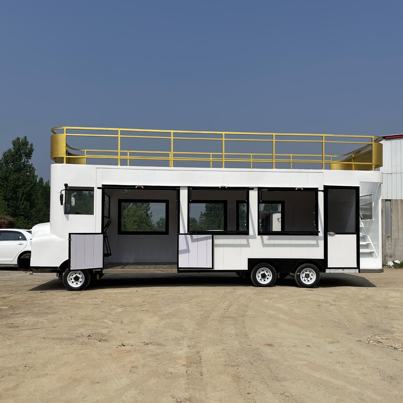 Outlet Outdoor Street Food Cart Fast Food Snack Beverage Drink Ice Cream Cake Catering