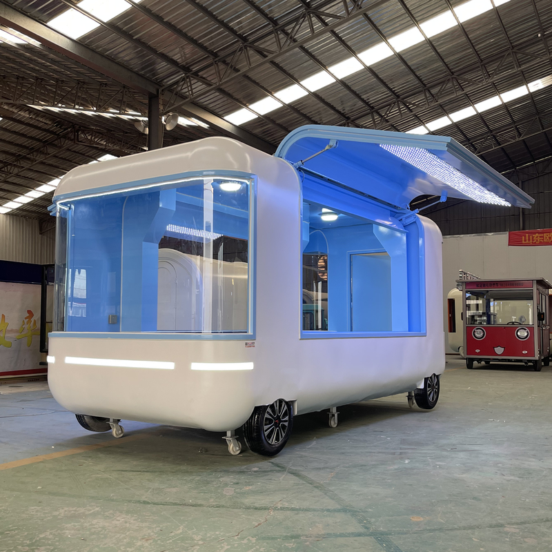 Multi-Functional Electric Mobile Snack Trailer Boutique Cart for and Retail Market