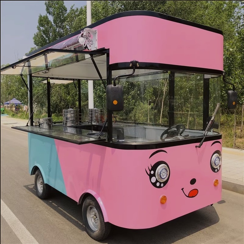 TUNE Solar Panels Kiosk Shop Van Coffee Hot Dog Trailer Cart Street View Cart Bus Food Truck