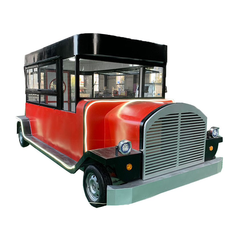 Commercial Dining Car Customized Electric Vendor Carts Hot Dog Mobile Food Truck 4wheels