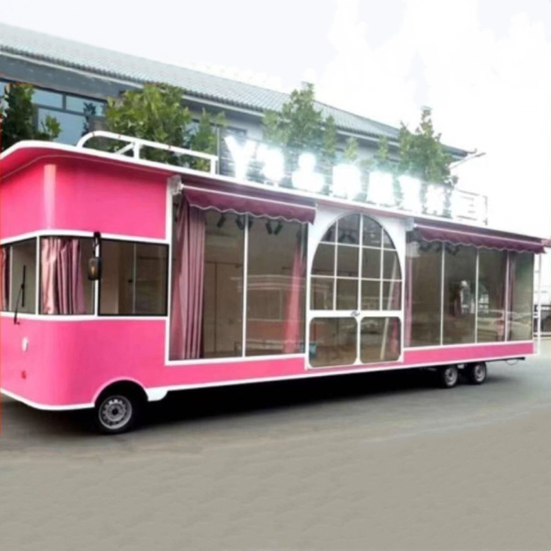 2023 Electric Mobile Hair Salon Barber Shop Dresser Van Truck Trailer Boutique Cart