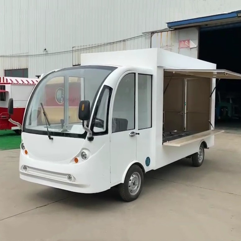 Multifunctional Electric Mobile Fast Food Snack Catering Bus Food Truck Boutique Cart