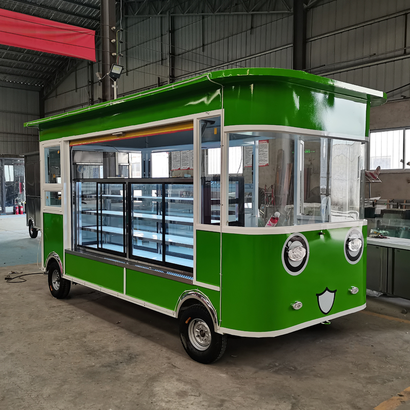 Customized 2023 Fast Food Snacks and Alcoholic Beverages Van Truck for End Customers