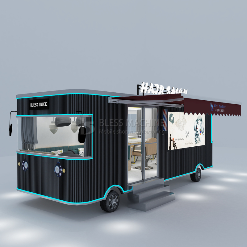 2022 Flour-Based Electric Mobile Hair Cut Salon Van for Meat Processing Plants Outlet