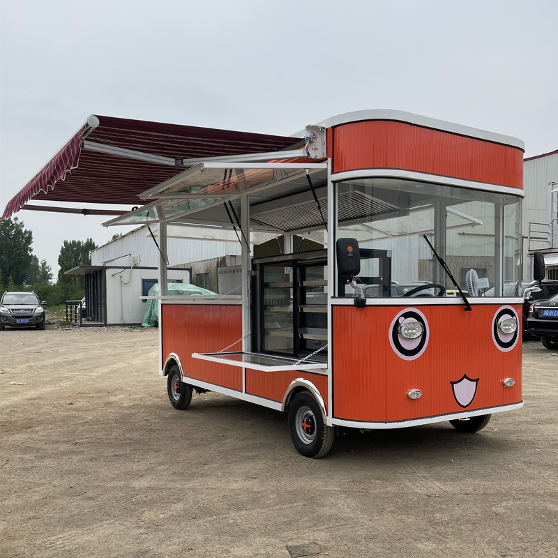 Multipurpose Battery Pack Fast Food Snack Catering Van Truck Cart for Commodity Retail