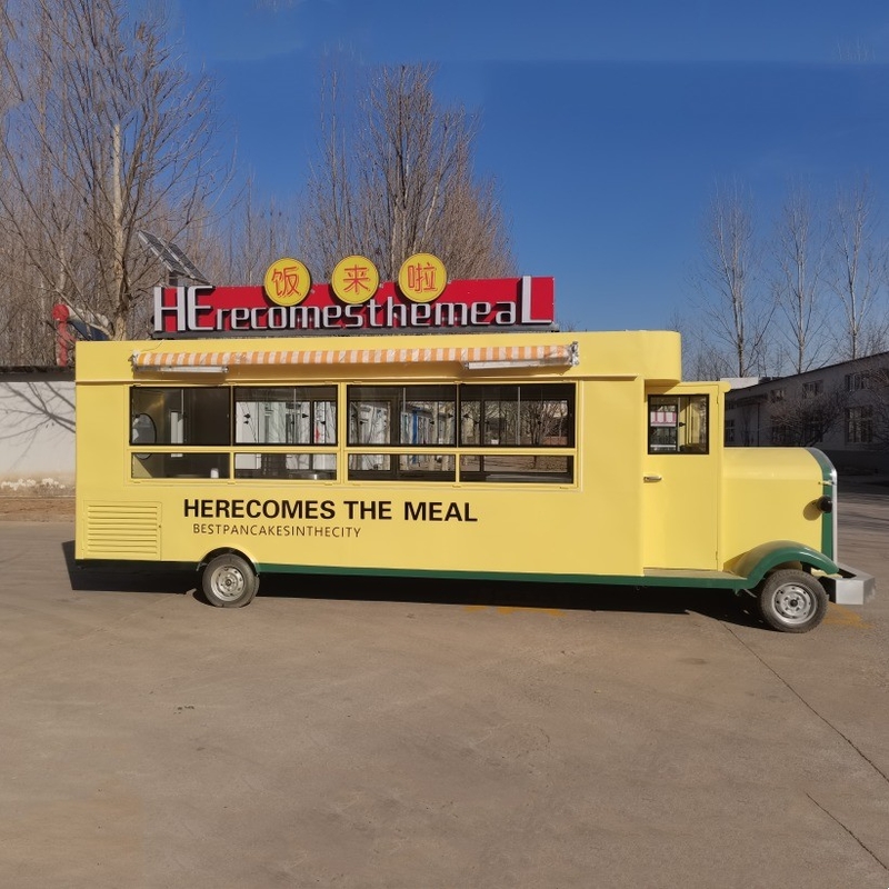 Electric Mobile Van Truck for Fast Food Snacks Ice Cream and Beverages Most Practical